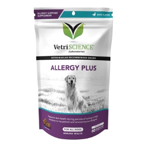 VETRISCIENCE DOG ALLERGY & ITCH CHEW 60 COUNT