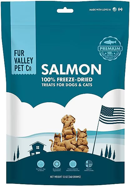 Freeze Dried Raw- Salmon 12oz