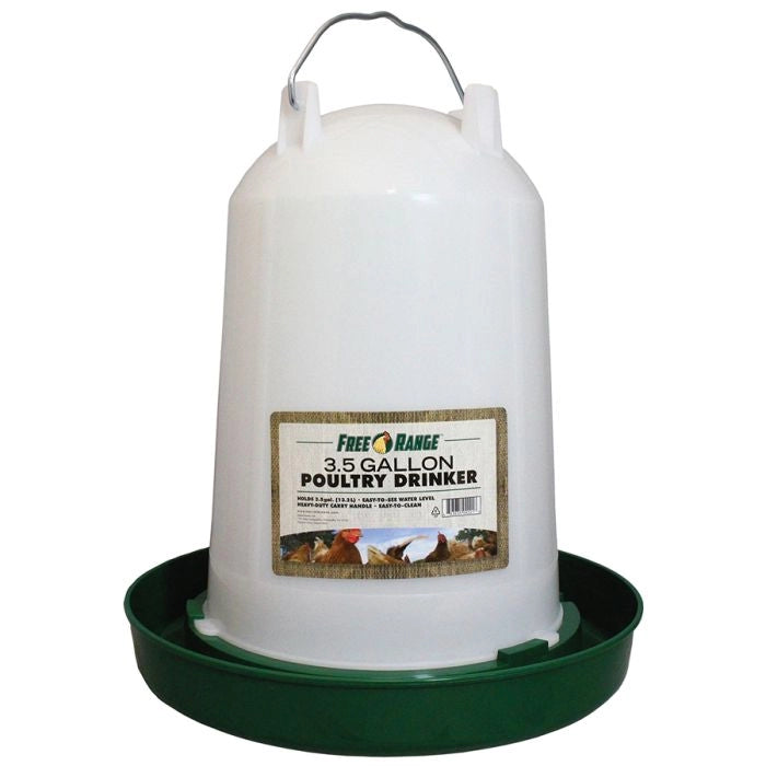 Poultry Drinker 3.5 Gallon Plastic HF4221