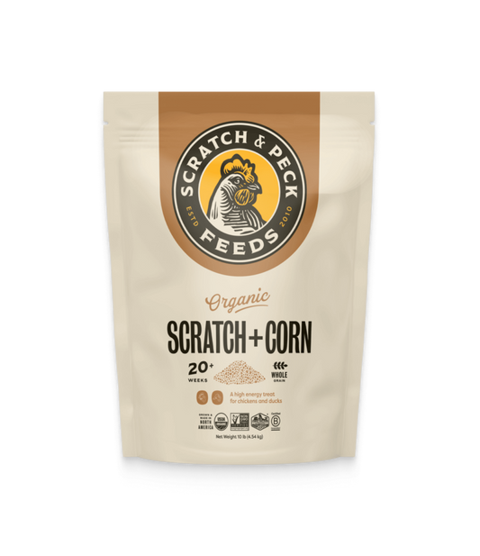 SCRATCH N PECK Organic Scratch and Corn [10 lb]