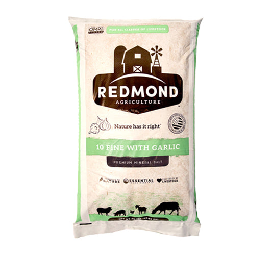 Redmond Minerals 10 Fine w/Garlic 50lb