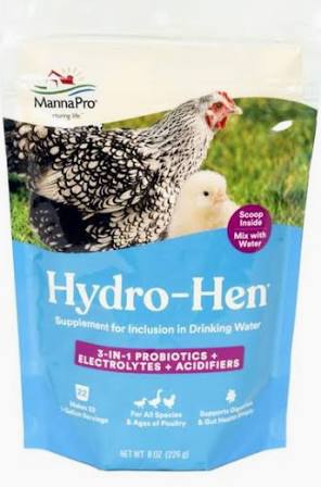 MANNA PRO HYDRO-HEN 8oz